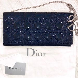 NEW Dior Lady Cannage Clutch/Shoulder Bag